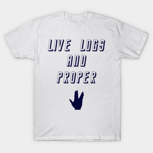 Live logs and proper T-Shirt